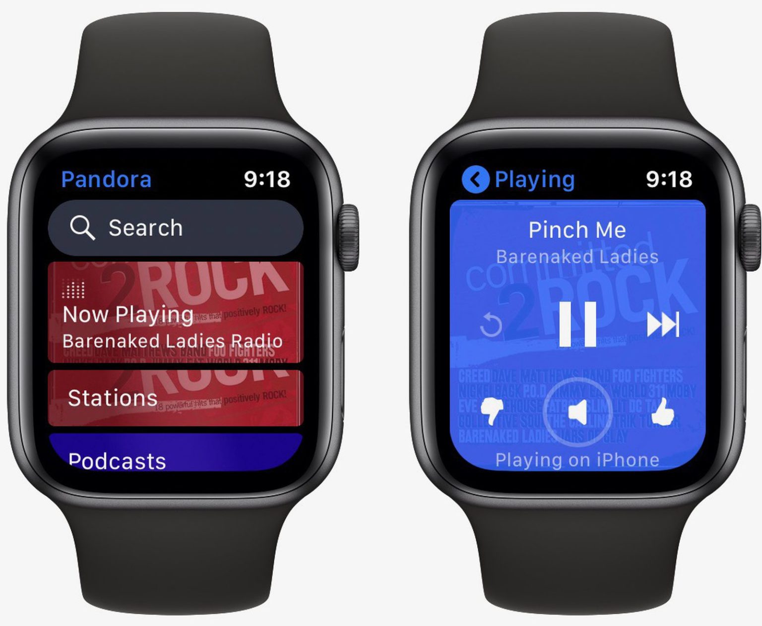 how to listen to pandora on apple watch 4